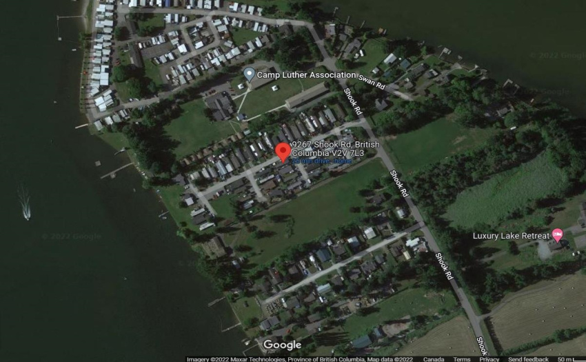 Green Acres is adjacent to a summer camp, at one of the deepest parts of the lake, which makes it great for summer swimming.