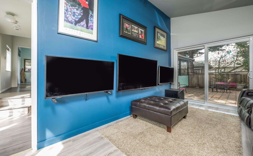 Great place for games and tv.