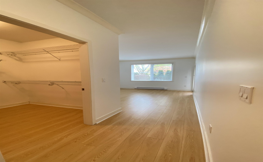 Showing large walk-in closet for master bedroom.