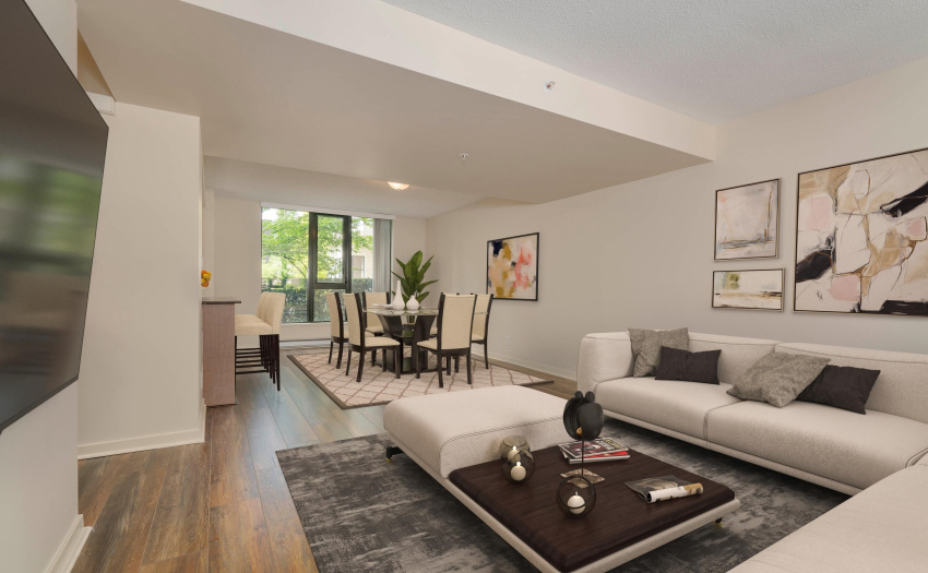 Living Room & Dining Room