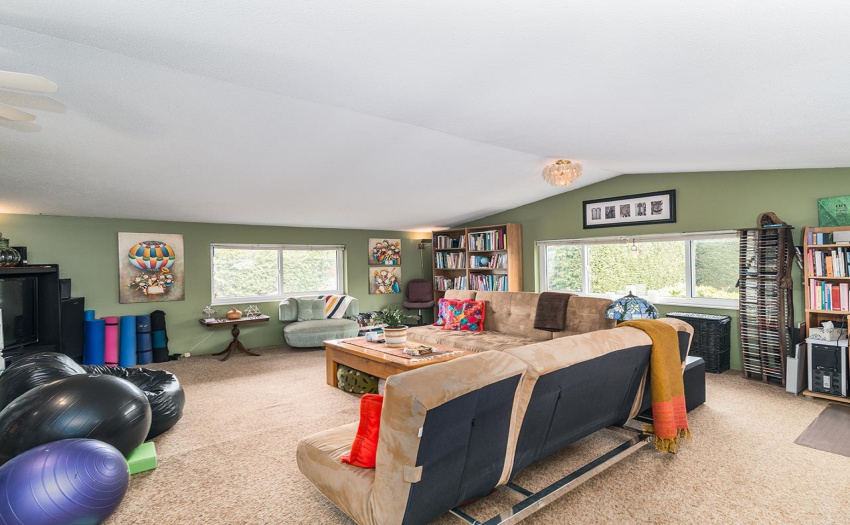 This is a huge space to enjoy movie night, or a great place for the teenagers