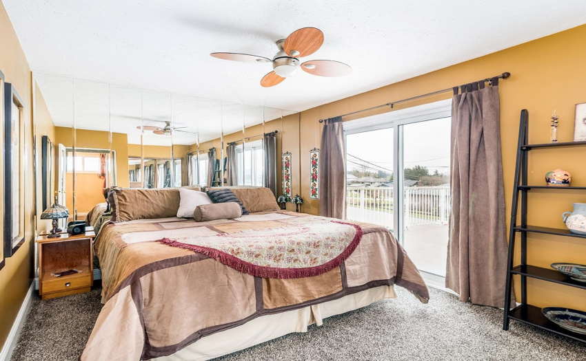 This unique room has its own huge deck to enjoy the view and all the amazing sunsets