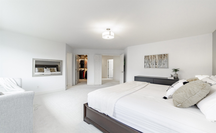 GRAND DOUBLE DOORS W/ PANORAMIC VIEWS OF LOUGHEED / SFU BURNABY MOUNTAIN & THE BACK GARDEN