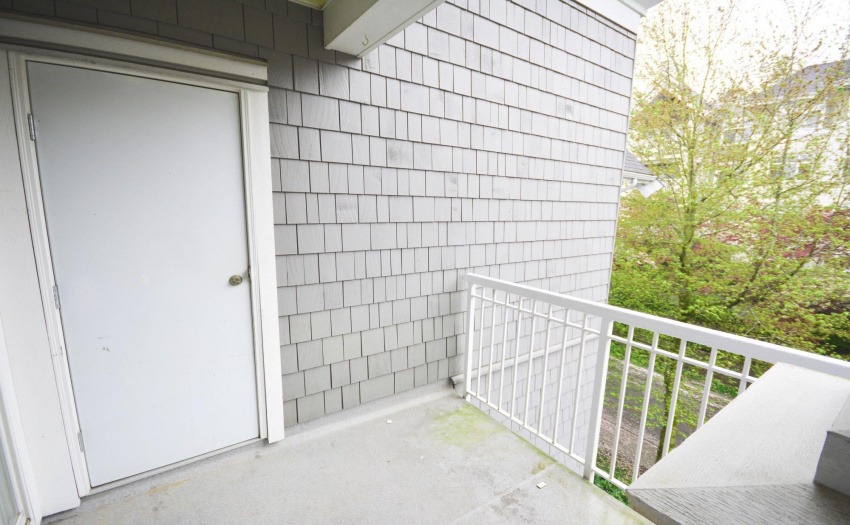 Secure access to your storage room from your own patio