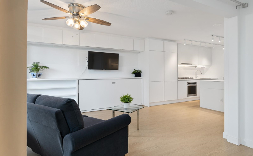 MOVE IN ready everything included, TV, mirrors, loveseat, and built in dining table with 4 chairs included too.
