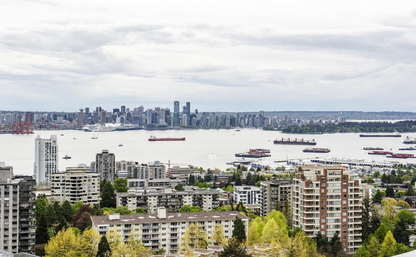 VIEW FR THE DECK - CITY & OCEAN