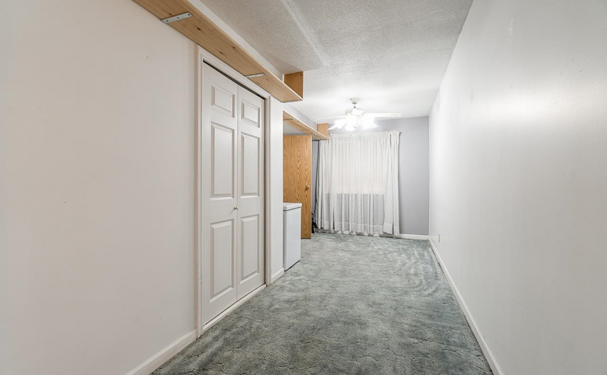 Furnace and hot water tank in the closet