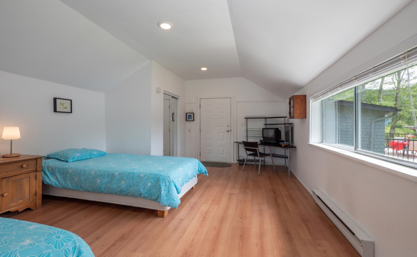Extra beds and a workspace