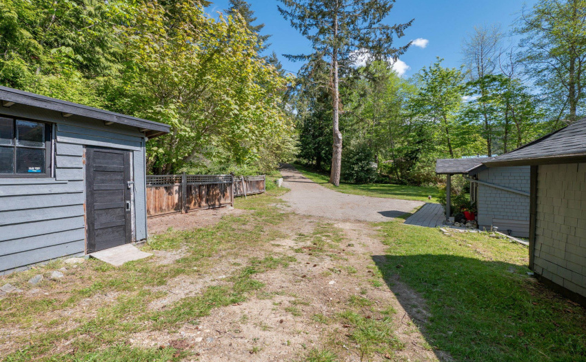 There is even a tool shed!