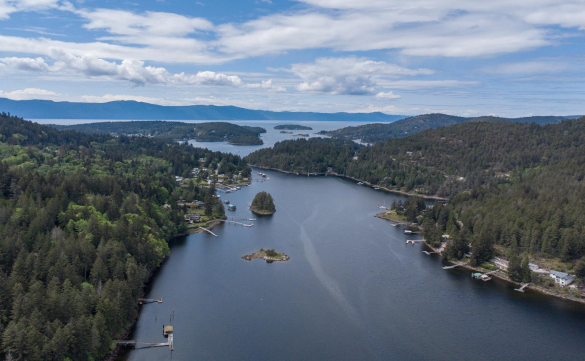 Looking West out of Gunboat Bay