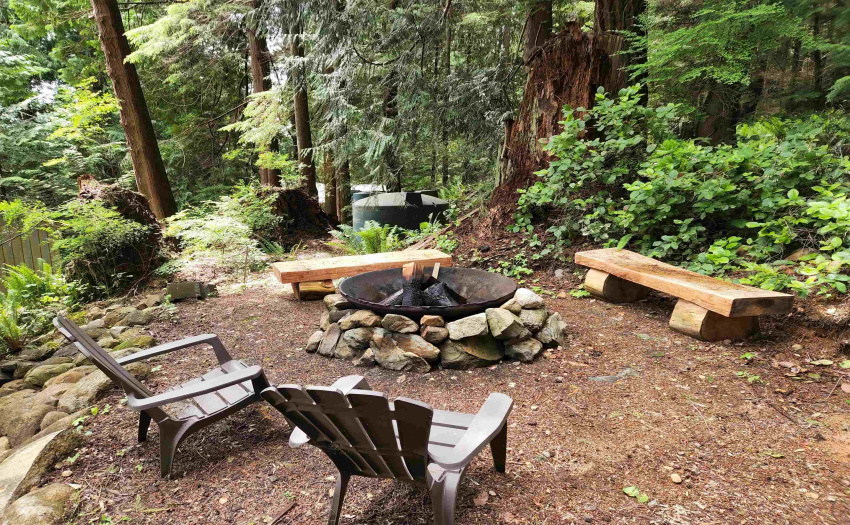 Imagine a roaring fire while watching the beautiful stars.