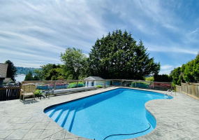 BRAND NEW POOL LINING. FACING STUNNING INLET WATER VIEWS