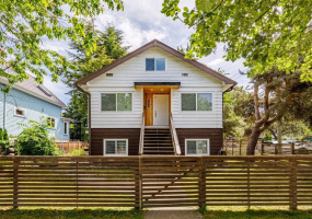 Exterior Front of 4194 Prince Albert St., Vancouver. In the family-friendly Fraser neighbourhood.
