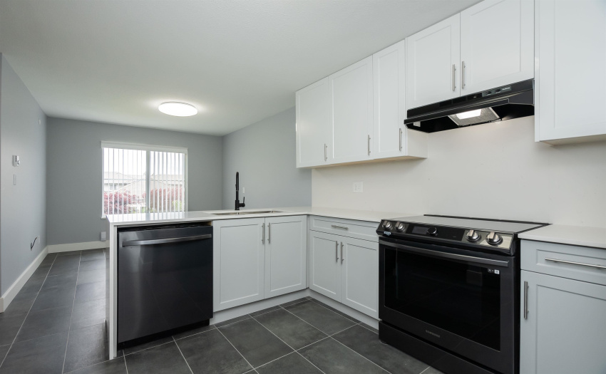 with new two tone cabinets.