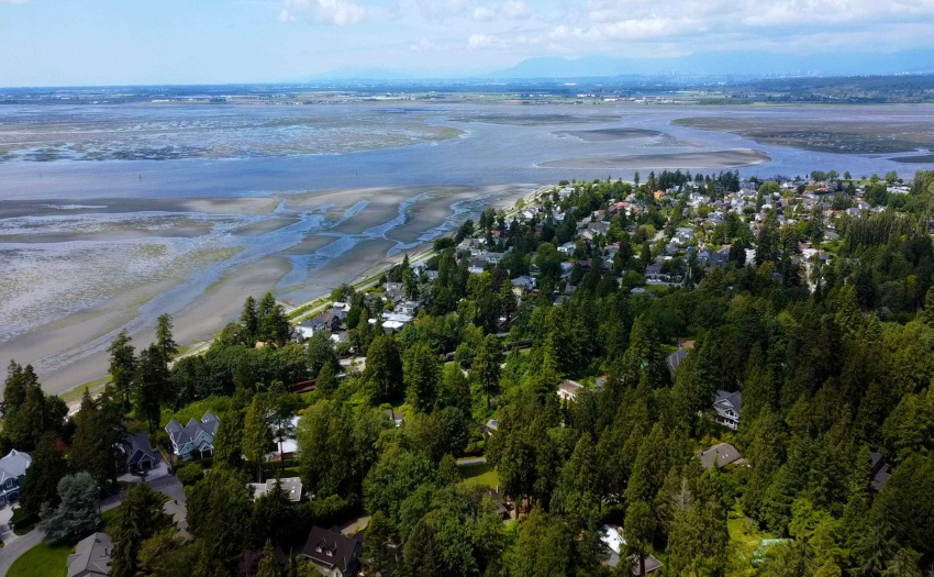 Ariel View Crescent Beach