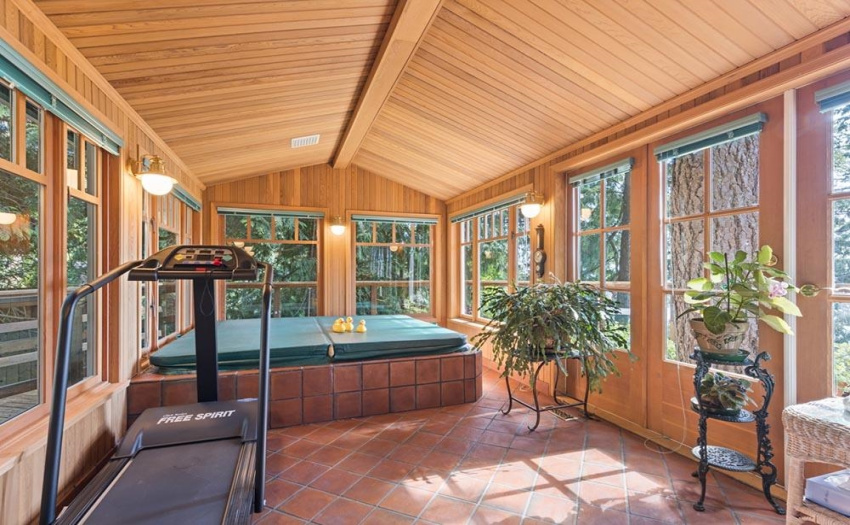 The solarium is special room filled with light, view of the water and access to the deck.  Could also be converted into another bedroom.