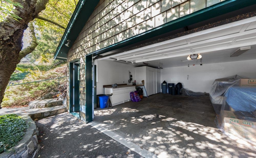 The large 2 car garage is fully wired and heated.