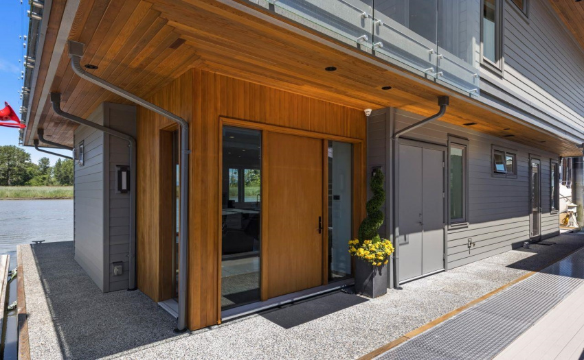 Custom home has Hardy Plank exterior and is fully rain screened.  Metal Roof.  Thoughtfully designed custom build.