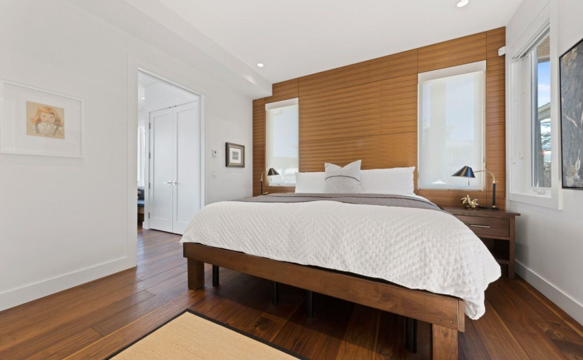 Master Bedroom on the main level.