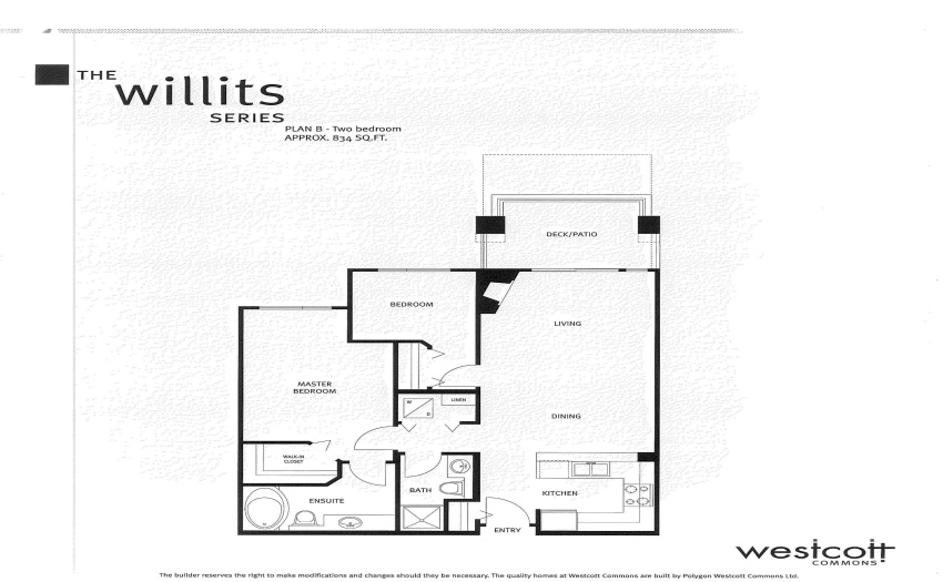 This is a mirror image of the floor plan, the bedrooms are on the right side.