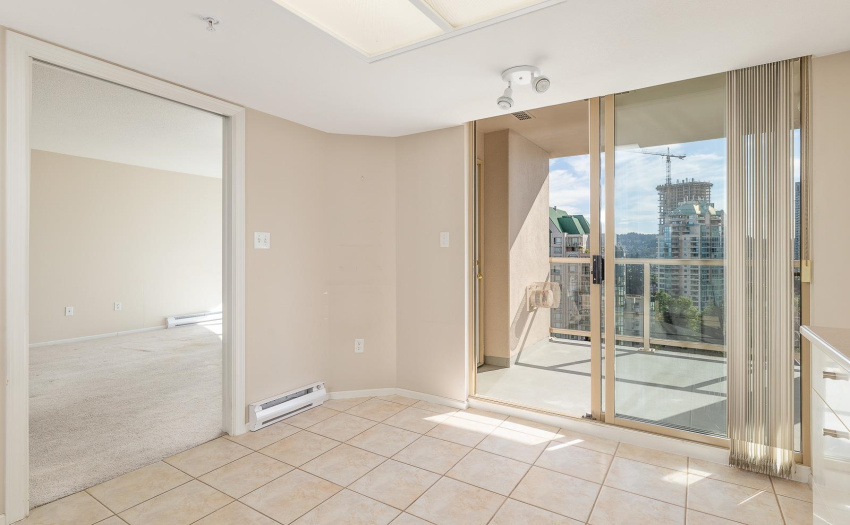 Functional bedroom with easy access to the gracious deck.