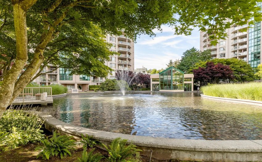 Enjoy the peaceful sound of the water fountain.