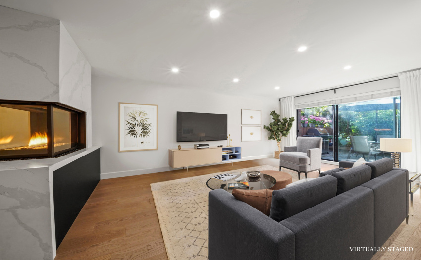 The decorating options are endless in this beautiful space that fits house-sized furniture!