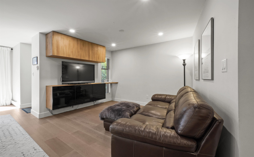 Custom built-in media cabinets