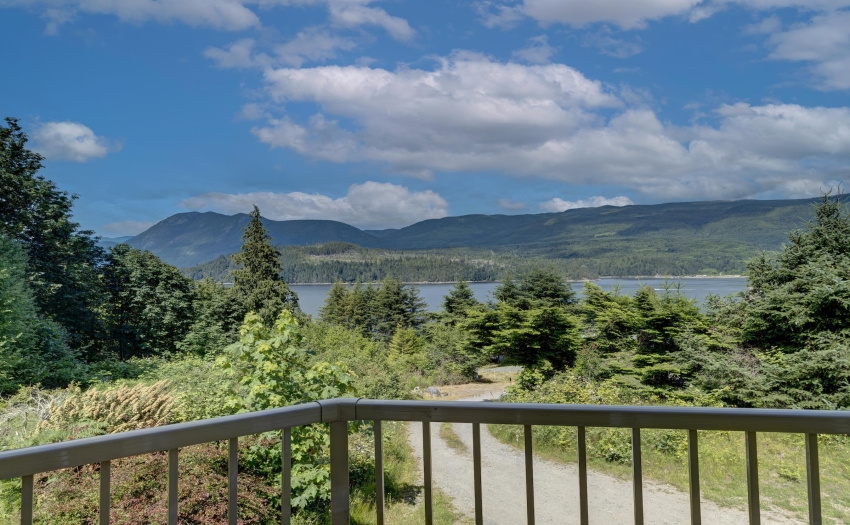 view from balcony