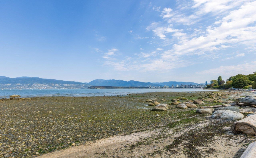 Directly across the street is a fantastic beach and park.