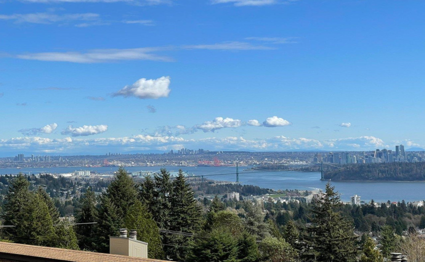 Over Stanley Park and the city skyscape