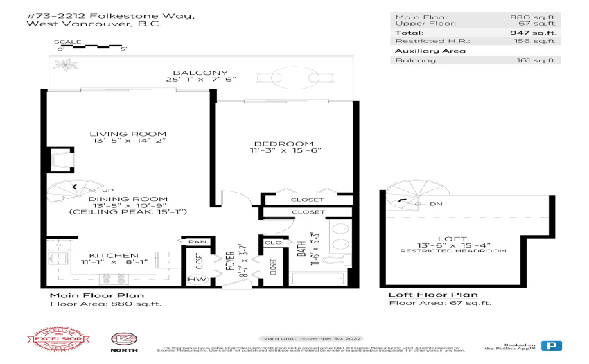 Loft has 156 square feet of restricted head room but could also be expanded outwards from desk over entranceway and bathroom