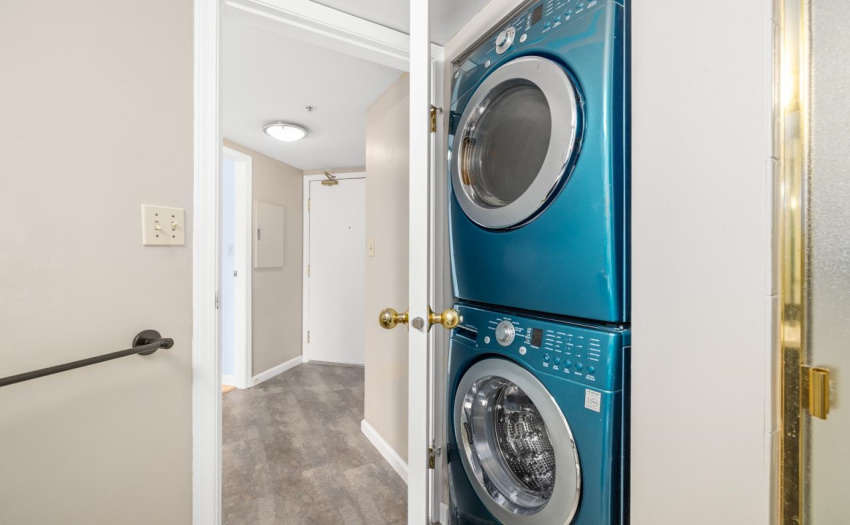 Laundry in the second bathroom