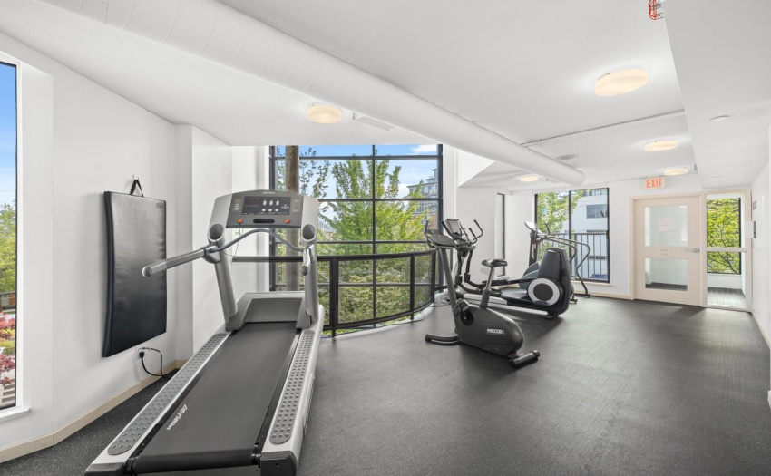 Upper floor of the gym