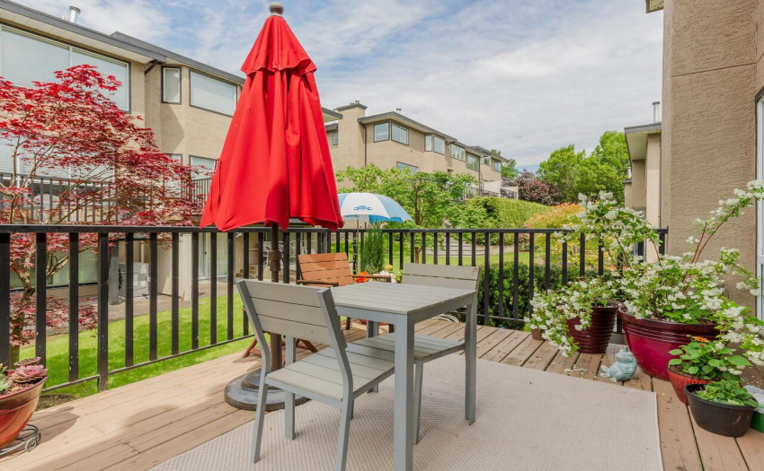West Facing deck