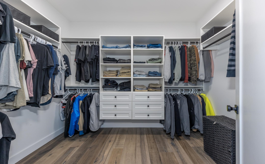 His Walk in closet