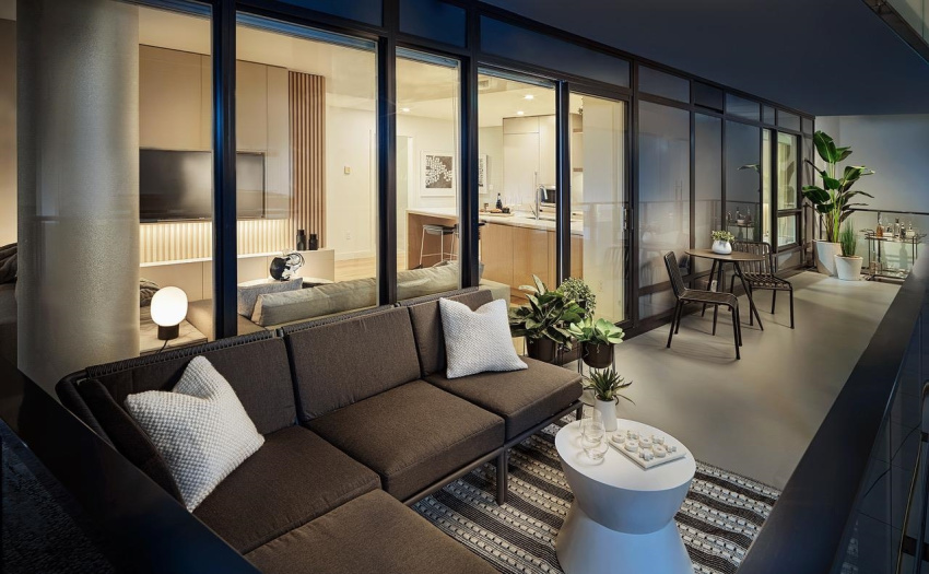 Deep, spacious balconies