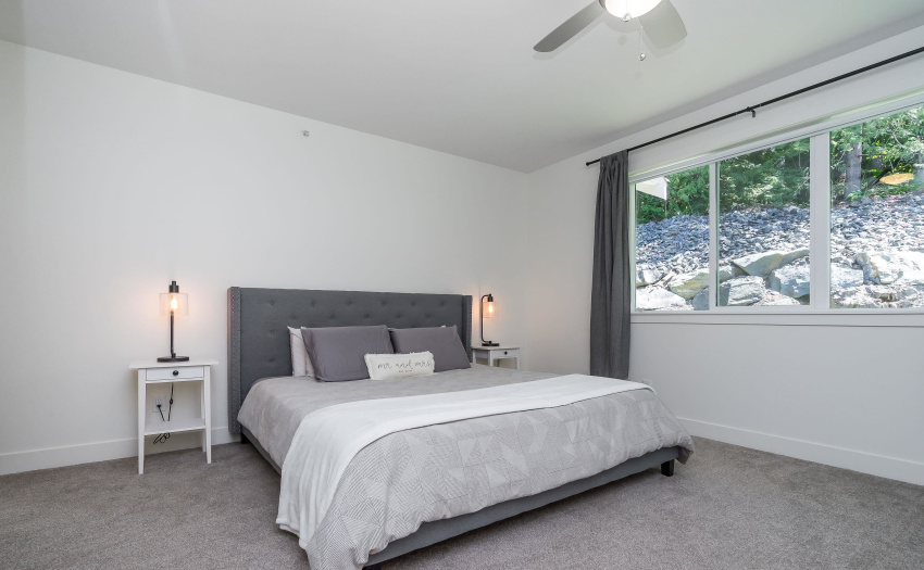 Master Bedroom with Walk-in closet and large ensuite.
