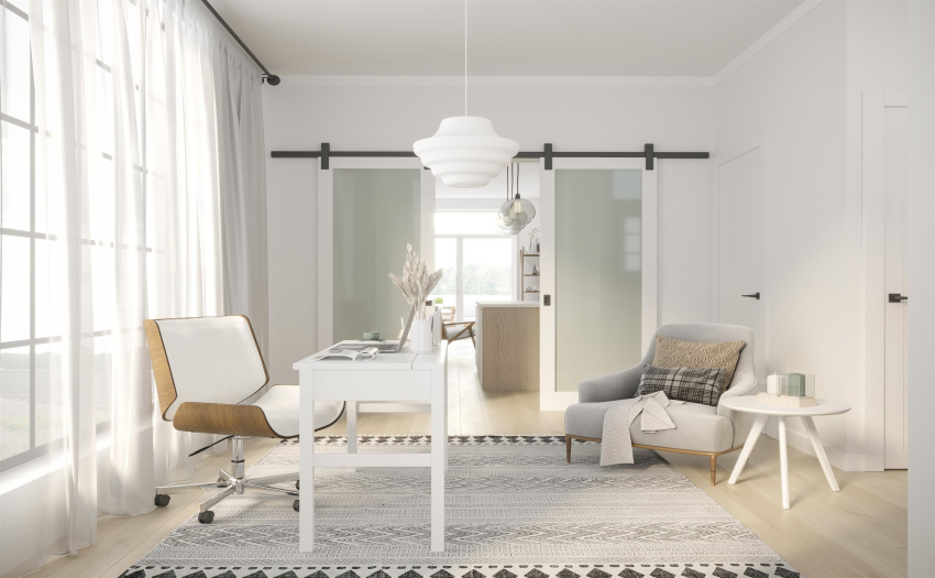 An option for the lock-off is a home office *Renderings, subject to change without notice E&OE