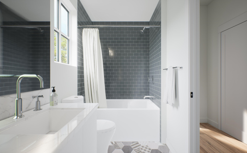 Spa like washroom *Renderings, subject to change without notice E&OE