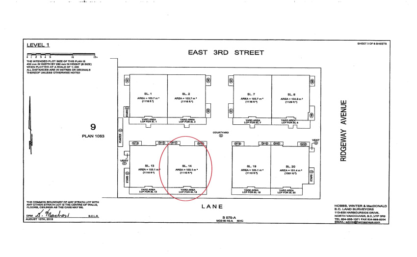 Quiet lane location