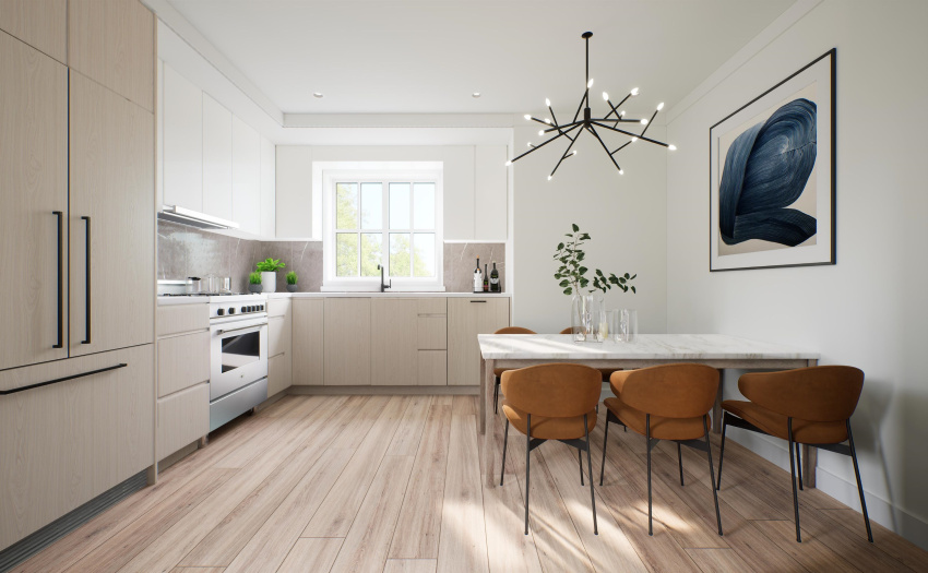 Equiped with brand new high-end appliances. * Rendering, subject to change without notice, E&OE.