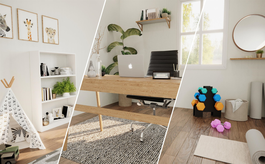 The fresh pallette and open concept home provides limitless options to usey our space. *Renderings, subject to change without notice E&OE