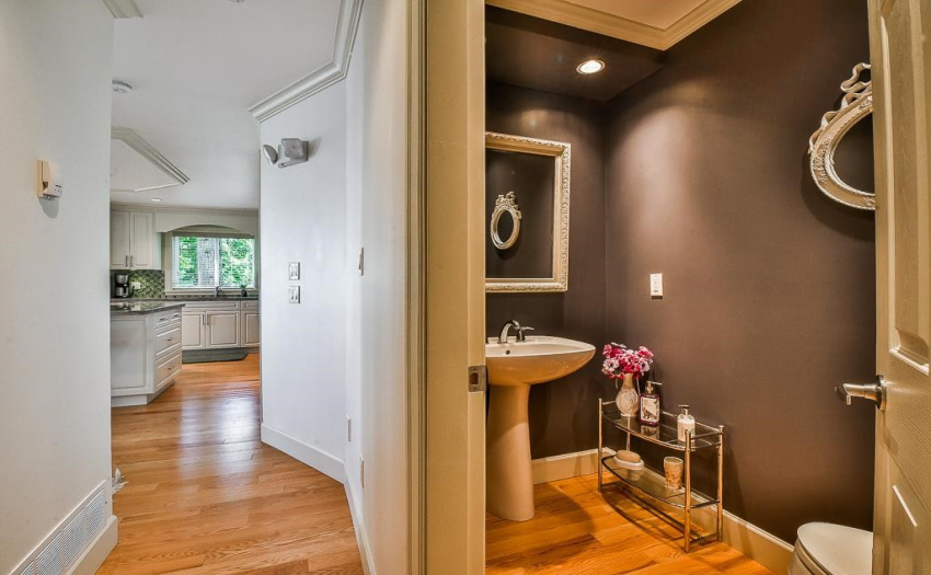 Conveniently located off kitchen and elevator.