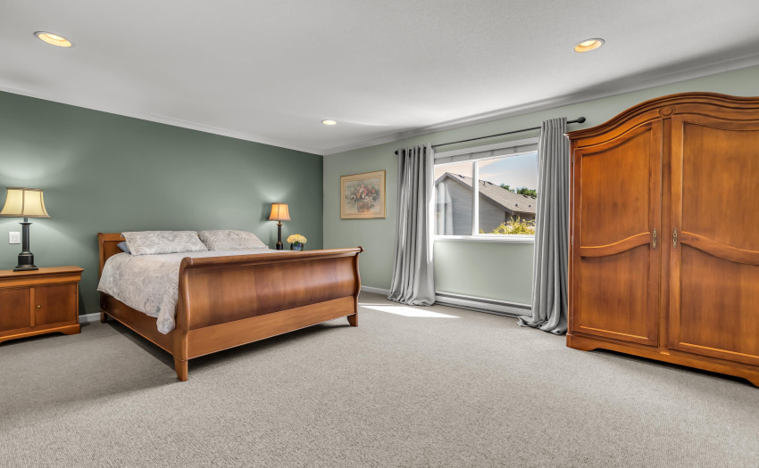 The largest of furnishings will fit into this suite plus you have a LARGE walk-in closet