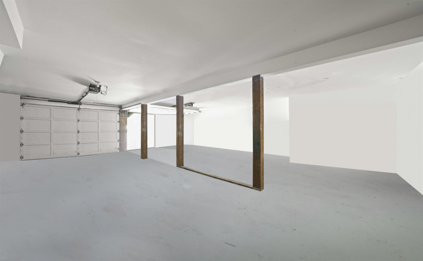 Virtually emptied & floor treated.