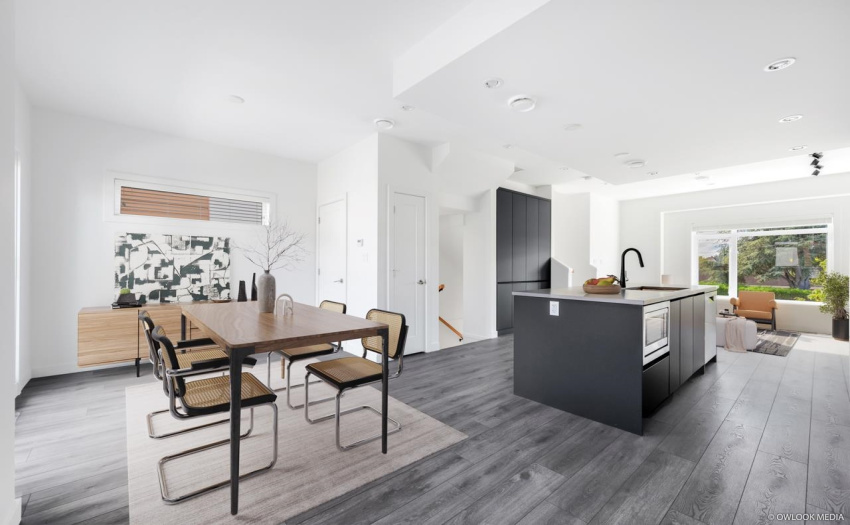 Virtually Staged Dining Room