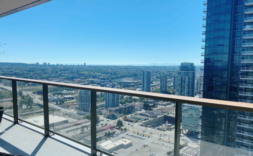 view from balcony