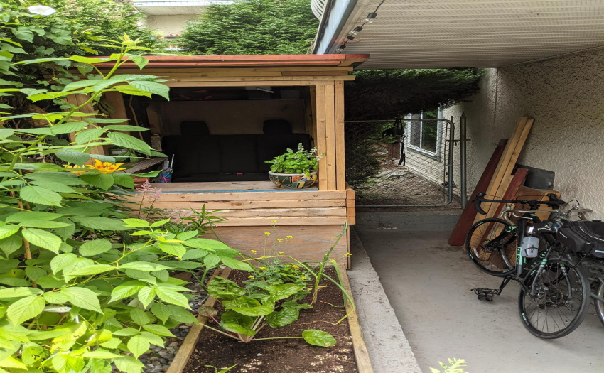 Photo is prior to tenant moving in