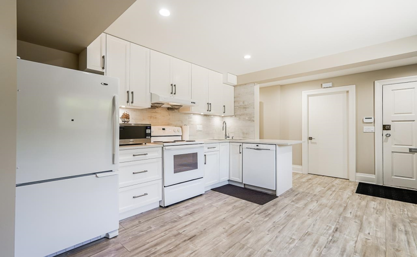 Legal 2 bedroom suite kitchen